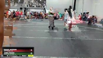 132 lbs Round 3 (8 Team) - Isaiah Jackson, Gettysburg vs Chris Mazza, South Side WC Blue