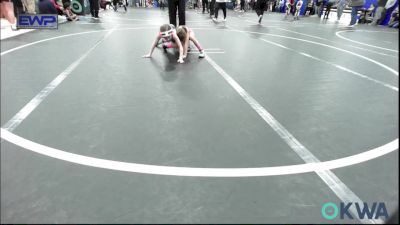 49-52 lbs Quarterfinal - Arielle Wylie, Tuttle vs Rozalyn Martinez, Marlow Outlaws