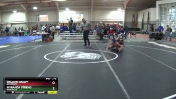 130 lbs Champ. Round 3 - Myranda Streng, MARYSVILLE vs Willow Hardy, Jay County