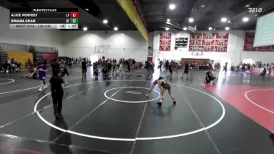 100-106 lbs Round 1 - Alice Perteet, Lady Phoenix vs Briana Chan, Santa Fe
