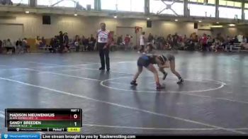 90 lbs Round 3 (4 Team) - Madison Nieuwenhuis, Black Mambas Red vs Sandy Breeden, Missouri Blue