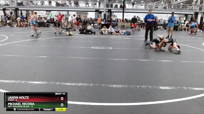 72 lbs Round 5 (6 Team) - Jaxon Holtz, POWA vs Michael Nicosia, Mat ...