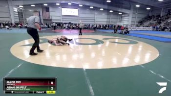 5-120 lbs Quarterfinal - Aidan Shufelt, Independence High School vs Jakob Dye, Warwick