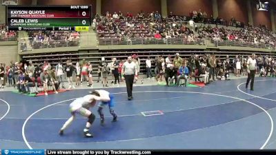 120 lbs Champ. Round 1 - Caleb Lewis, Champions Wrestling Club vs Kayson Quayle, Zion Thunder Wrestling Club