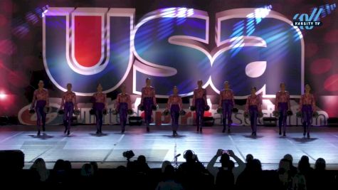 AZ ACES - Junior Red Pom "Boogie Fever" [2025 Junior - Pom Day 2] 2025 USA All Star Dance Super Nationals