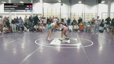 100 lbs Rr Rnd 5 - Madison Healey, Wyoming Seminary - GK12E vs Paola Perez, CTWHALE ORCA - GK12E