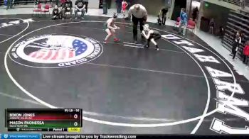 56 lbs Champ. Round 1 - Mason Paonessa, GOLD RUSH WC vs Nixon Jones, Sons Of Atlas WC