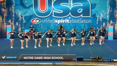 Notre Dame High School [2020 Super Varsity Show Cheer Novice Day 2] 2020 USA Spirit Nationals