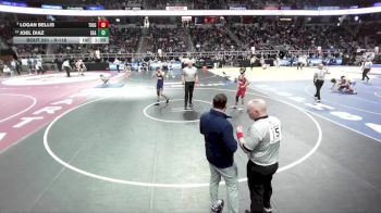 II-118 lbs Champ. Round 2 - Logan Bellis, Tioga vs Joel Diaz, Seaford