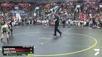 64 lbs Cons. Round 2 - Eloise Burns, Sparta WC vs Robert Aikens, FHC Mat Club