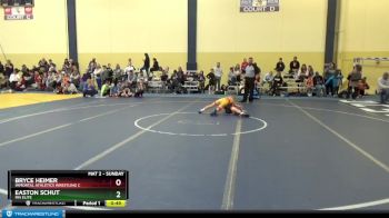 65 lbs Quarterfinal - Bryce Heimer, Immortal Athletics Wrestling C vs Easton Schut, MN Elite