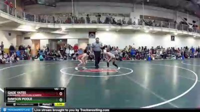 63 lbs Cons. Round 2 - Gage Yates, Contenders Wrestling Academy vs Dawson Poole, Indiana