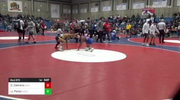 132 lbs Consolation - Cisco Cabrera, Buchanan vs Jacob Perez, Monache