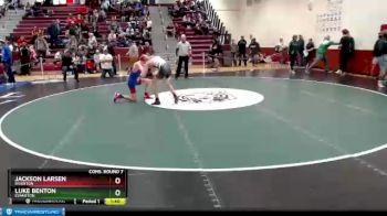 120 lbs Cons. Round 7 - Luke Benton, Evanston vs Jackson Larsen, Riverton