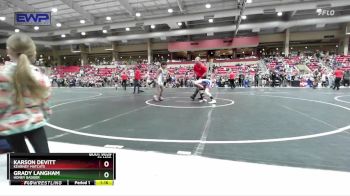 85 lbs Cons. Round 2 - Karson Devitt, Kearney Matcats vs Grady Langham, Honey Badger