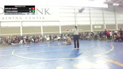 100 lbs 1st Place Match - Gatlan Talbot, Empire Battle School vs Titan Jarman, Devils Wrestling