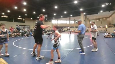 80 lbs Round 3 (6 Team) - Connor Roy, Alabama Elite Blue vs Coleson Cogar, North Desoto Wrestling Academy