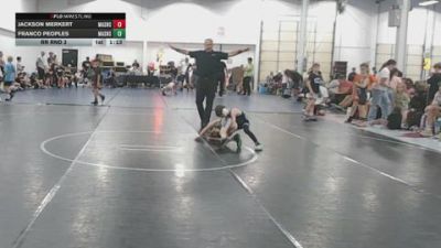 48 lbs Rr Rnd 2 - Jackson Merkert, Mat Assassins Red - BK8E vs Franco Peoples, Mat Assassins White - BK8E