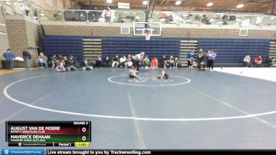 37 lbs Round 3 - Maverick Dehaan, Thunder Ridge Outlaws vs August Van De Moere, Emmett Wrestling Club