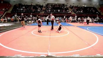 73 lbs Consi Of 8 #2 - Cole Gallier, Verdigris Youth Wrestling vs Klay Adams, Miami Takedown Club