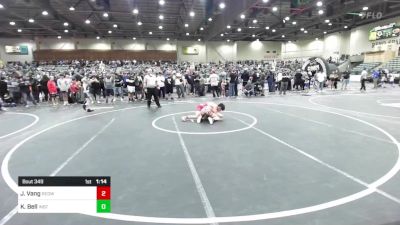 102 lbs Final - Jax Vang, Redwave Wrestling vs Kaidan Bell, Institue Of Combat