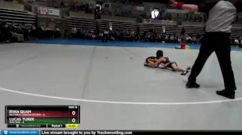 50 lbs Quarterfinals (8 Team) - Ryan Quam, NLS (New London/Spicer) vs Lucas Turek, Waconia