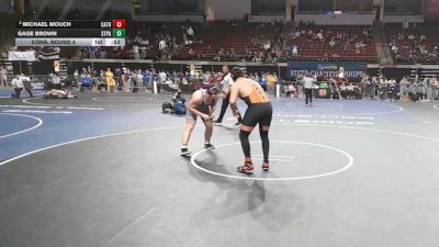 D 1 285 lbs Cons. Round 4 - Michael Mouch, Catholic - B.R. vs Gage Brown, St. Paul`s
