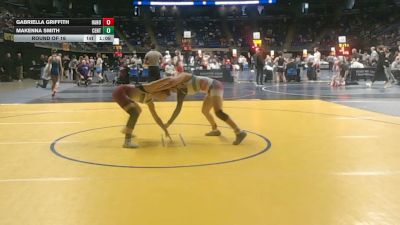 118 lbs Round Of 16 - Gabriella Griffith, Hanover vs Makenna Smith, Central Cambria