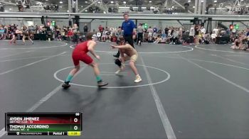 88 lbs Round 1 (4 Team) - Ayden Jimenez, Grit Mat Club vs Thomas Accordino, Seagull WC
