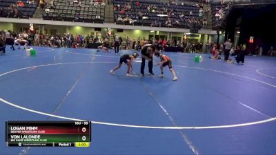 55 lbs Cons. Round 2 - Von LaLonde, Big Game Wrestling Club vs Logan Mihm, Denver Wrestling Club