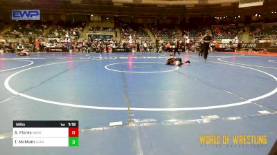 58 lbs Round Of 16 - Adriel Flores, Warriors Of Christ (WOC) vs Ty McMath, Team Barracuda