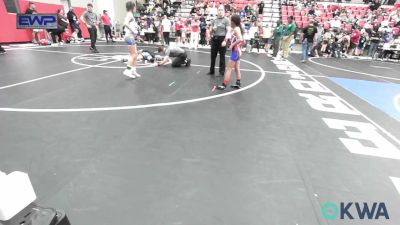 80 lbs Rr Rnd 3 - Kendra Loader, Caney Valley Wrestling vs Sophia Whitenack, Tiger Trained Wrestling