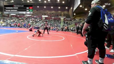 52 lbs Quarterfinal - Xiomara Perez, Conway Wrestling Club vs Raine Grigsby, Bentonville Wrestling Club