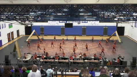Goshen HS "Goshen IN" at 2025 WGI Perc Indianapolis Regional