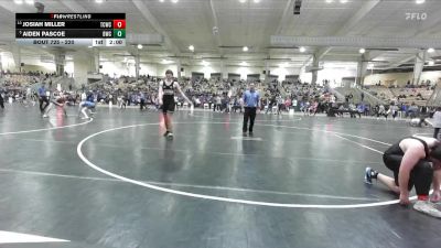 220 lbs Quarterfinal - Aiden Pascoe, Blackman Wrestling Club vs Josiah Miller, Cumberland Co Youth WC