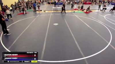 106 lbs Semifinal - Keaton Henry, IA vs Vannak Khiev, IL
