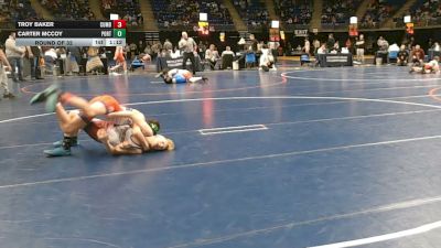 96 lbs Round Of 32 - Troy Baker, Cumberland Valley vs Carter McCoy, Portage