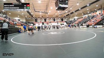 235 lbs Semifinal - Mikyla White, Hilldale vs Jordyn Washington, McAlester High School Girls