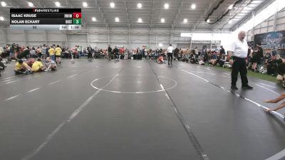 92 lbs Round 3 (6 Team) - Isaac Kruse, Empyre WC Maroon vs Nolan Eckart, Ohio Stingers