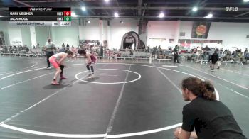 126 lbs Quarterfinal - Karl Leisher, Westside WC vs Jack Hood, Unattached
