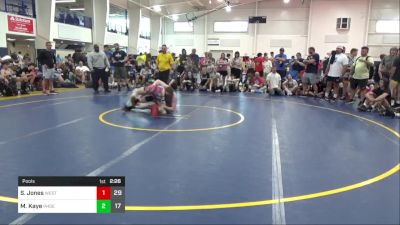 153 lbs Pools - Stephen Jones, West Virginia Wild vs Max Kaye, Phoenix W.C. - Blue