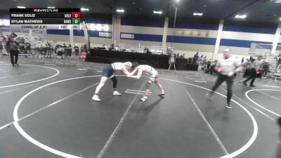 126 lbs Consi Of 8 #1 - Frank Soliz, Gold Rush Wr Ac vs Dylan Mathews, Rawc