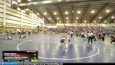 71 lbs Cons. Round 4 - River Knight, Wasatch Wrestling Club vs Ausencio Prince Flores Iii, Idaho Gold Wrestling Club