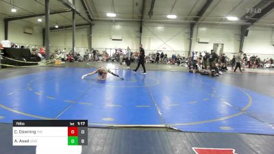 76 lbs Rr Rnd 2 - Chase Downing, The Storm Wrestling Center vs Asher Asad, Level Up Wrestling Center