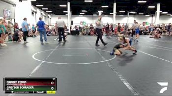 52 lbs Round 7 (8 Team) - Brooks Lyons, Revolution Elite vs Greyson Schrader, HFL