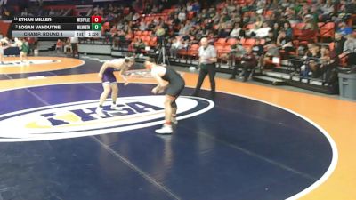 1A 190 lbs Champ. Round 1 - Logan VanDuyne, Wilmington vs Ethan Miller, Westville