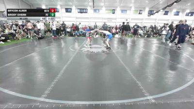 96 lbs Round Robin 2 - Brycen Alber, Metro All-Stars - HS vs Brody OHern, Pit Crew - HS