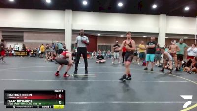 107 lbs Semis & 1st Wrestleback (8 Team) - Isaac Richards, Steel Valley Wrestling Club vs Dalton Hinson, Team Palmetto