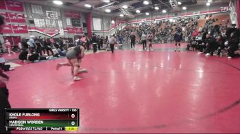 135 lbs Semifinal - Khole Furlong, Selma vs Madison Worden, Centennial