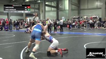 160 lbs Cons. Round 3 - Alec Douglas, Frontenac vs Jake Doles, Wellsville